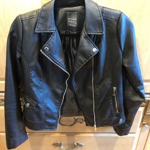 Black biker jacket